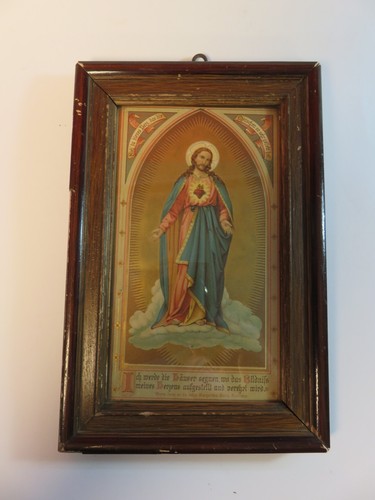 Herz-Jesu-Heiligenbild–älte