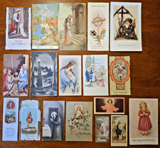 Alte Heiligenbilder 18 St.