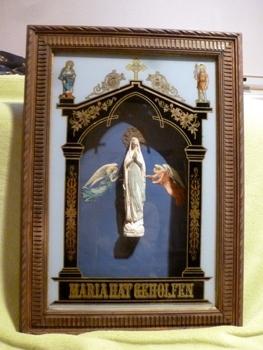 Hinterglasbild hausaltar - hinterglasbild,,
