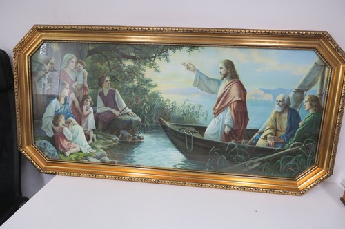 Großes altes heiligenbild - großes,