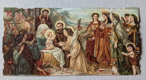 Andachtsbild franziskus - "hl.,