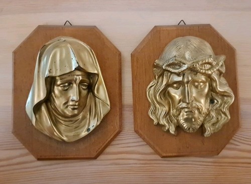 Relief jesus marien kopf - jesus,