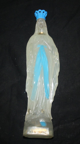 Vintage plastikflasche lourdes - vintage,